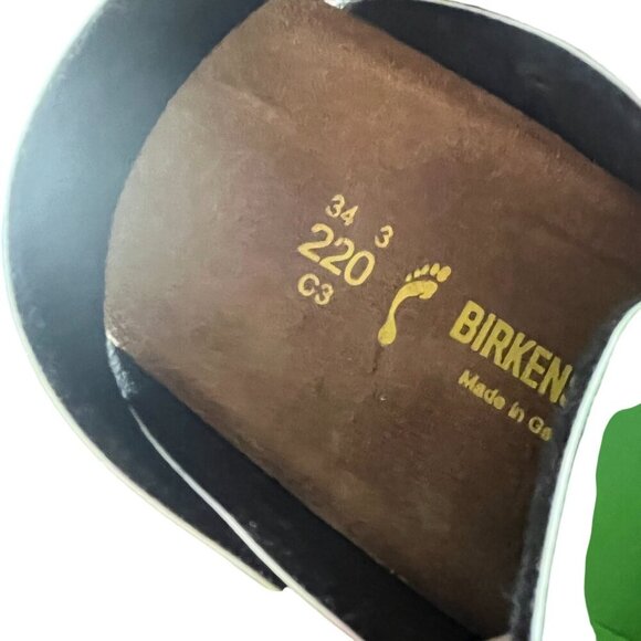 Birkenstock Green Monster Dinosaur Boston Mules Clogs Unisex Size EU 34/3-3.5 US - Picture 8 of 8